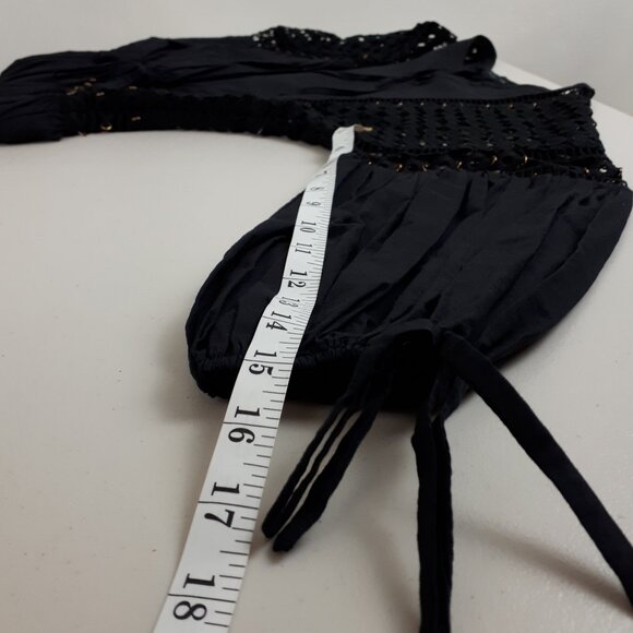 Endless Rose Black Crochet Lace Mini Dress - Picture 13 of 16